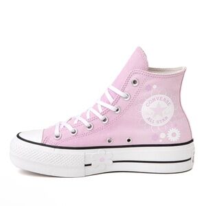 Converse All Star Lift Floral High Top Sneaker Stardust Lilac Size 9